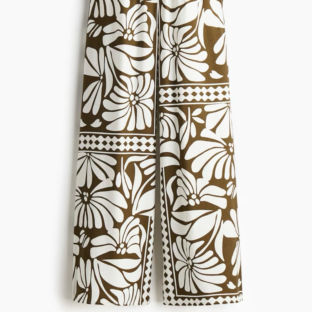 H&M Wide Leg Pull On Pants